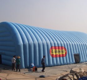 Tent1-351 Blauwe opblaasbare tent