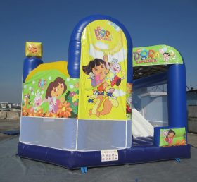T2-512 Dora opblaasbare trampoline