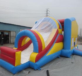 T2-2801 Kleur opblaasbare trampoline