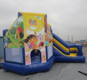 T2-3184 Dora opblaasbare trampoline