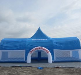 Tent1-105 Blauwe gigantische opblaasbare tent