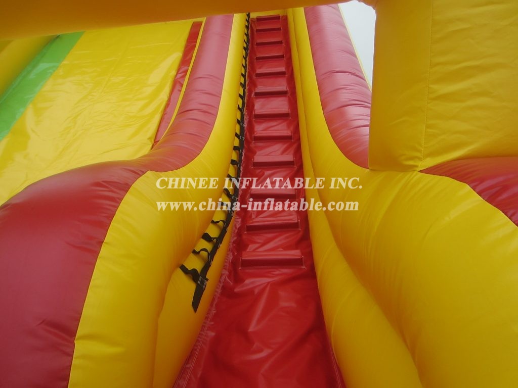 T8-1409 Jungle Theme Inflatable Giant Slide