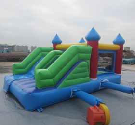 T2-954 Castle opblaasbare trampoline