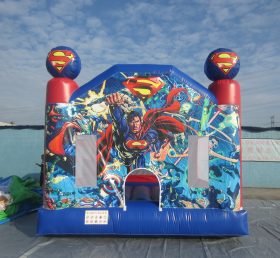 T2-2992 Superman superheld opblaasbare trampoline