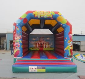 T2-1121 Happy Clown opblaasbare trampoline