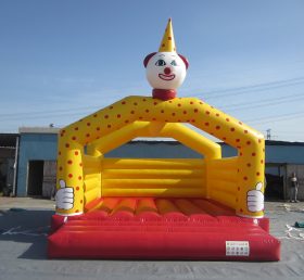 T2-1118 Happy Clown opblaasbare trampoline