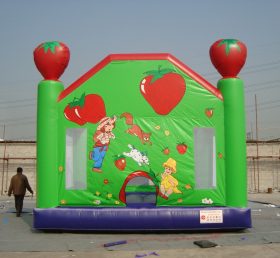 T2-2586 Aardbeien zandkoek opblaasbare trampoline