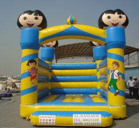 T2-2542 Dora opblaasbare trampoline