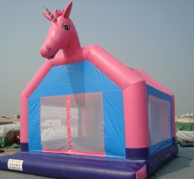 T2-106 Unicorn opblaasbare trampoline