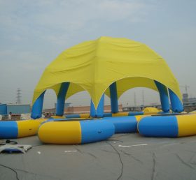 Pool2-799 Opblaasbaar zwembad met tent