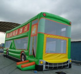 T1-128 Bus opblaasbare trampoline