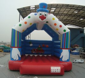 T2-2439 Happy Clown opblaasbare trampoline