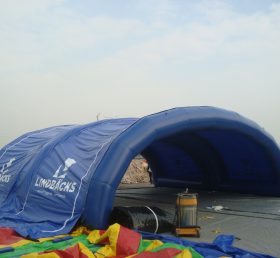 Tent1-360 Blauwe opblaasbare tent