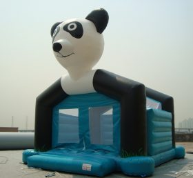 T2-2476 Panda opblaasbare trampoline