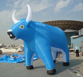 Cartoon1-711 Blue Bull opblaasbare cartoon