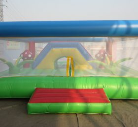 T2-1010 Paddestoel opblaasbare trampoline