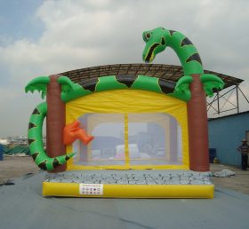 T2-2772 Dinosaur opblaasbare trampoline