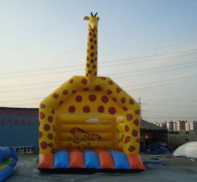 T2-2832 Giraffe opblaasbare trampoline