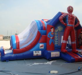T2-1941 Spider-Man Super Hero Opblaasbare trampoline