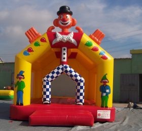 T2-2939 Happy Clown opblaasbare trampoline