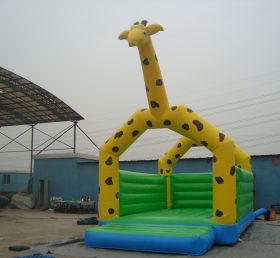 T2-365 Giraffe opblaasbare trampoline
