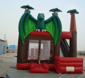 T2-385 Dinosaur opblaasbare trampoline