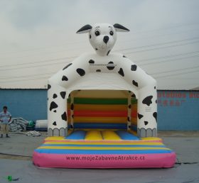 T2-2534 Hond opblaasbare trampoline
