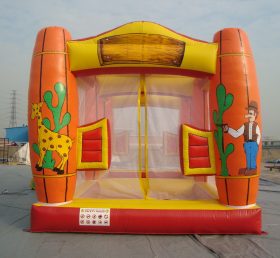 T2-435 Western Cowboy Opblaasbare trampoline