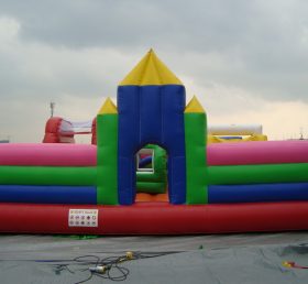 T2-2576 Castle opblaasbare trampoline