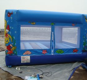 T2-2596 Onderzeese wereld opblaasbare trampoline