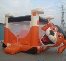 T2-584 Hond opblaasbare trampoline