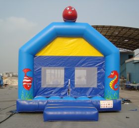 T2-2706 Onderzeese wereld opblaasbare trampoline