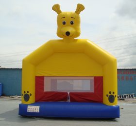 T2-2883 Bear opblaasbare trampoline