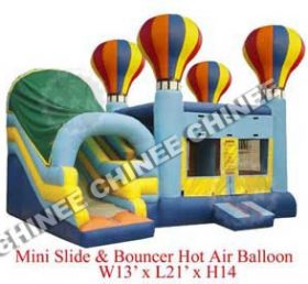 T5-135 Balloon opblaasbare kasteeltrampoline gecombineerde dia