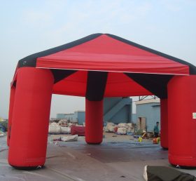 Tent1-417 Buitenlucht rode opblaasbare tent