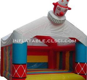 T2-174 Happy Clown opblaasbare trampoline