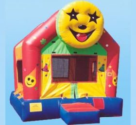 T2-1011 Clown opblaasbare trampoline