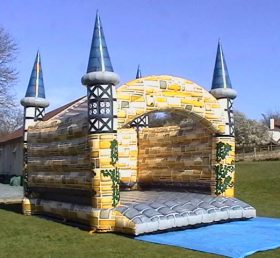 T2-1089 Castle opblaasbare trampoline
