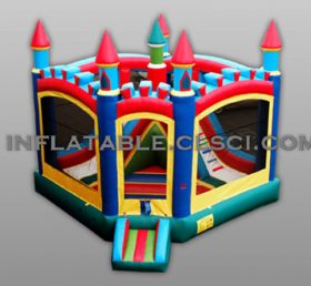 T2-1269 Castle opblaasbare trampoline