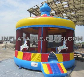 T2-1277 Circus opblaasbare trampoline