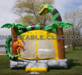 T2-1345 Dinosaur opblaasbare trampoline