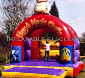 T2-1409 Wizard opblaasbare trampoline