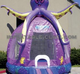 T2-1443 Octopus opblaasbare trampoline