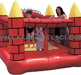 T2-1564 Castle opblaasbare trampoline