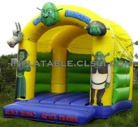 T2-2007 Shrek opblaasbare trampoline