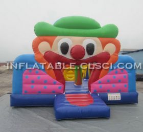T2-2154 Clown opblaasbare trampoline