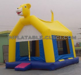 T2-2447 Hond opblaasbare trampoline