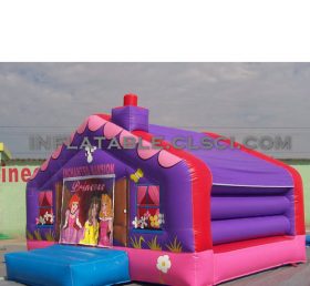 T2-2527 Prinses opblaasbare trampoline