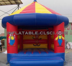 T2-2558 Clown opblaasbare trampoline