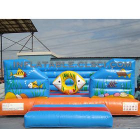 T2-2653 Onderzeese wereld opblaasbare trampoline